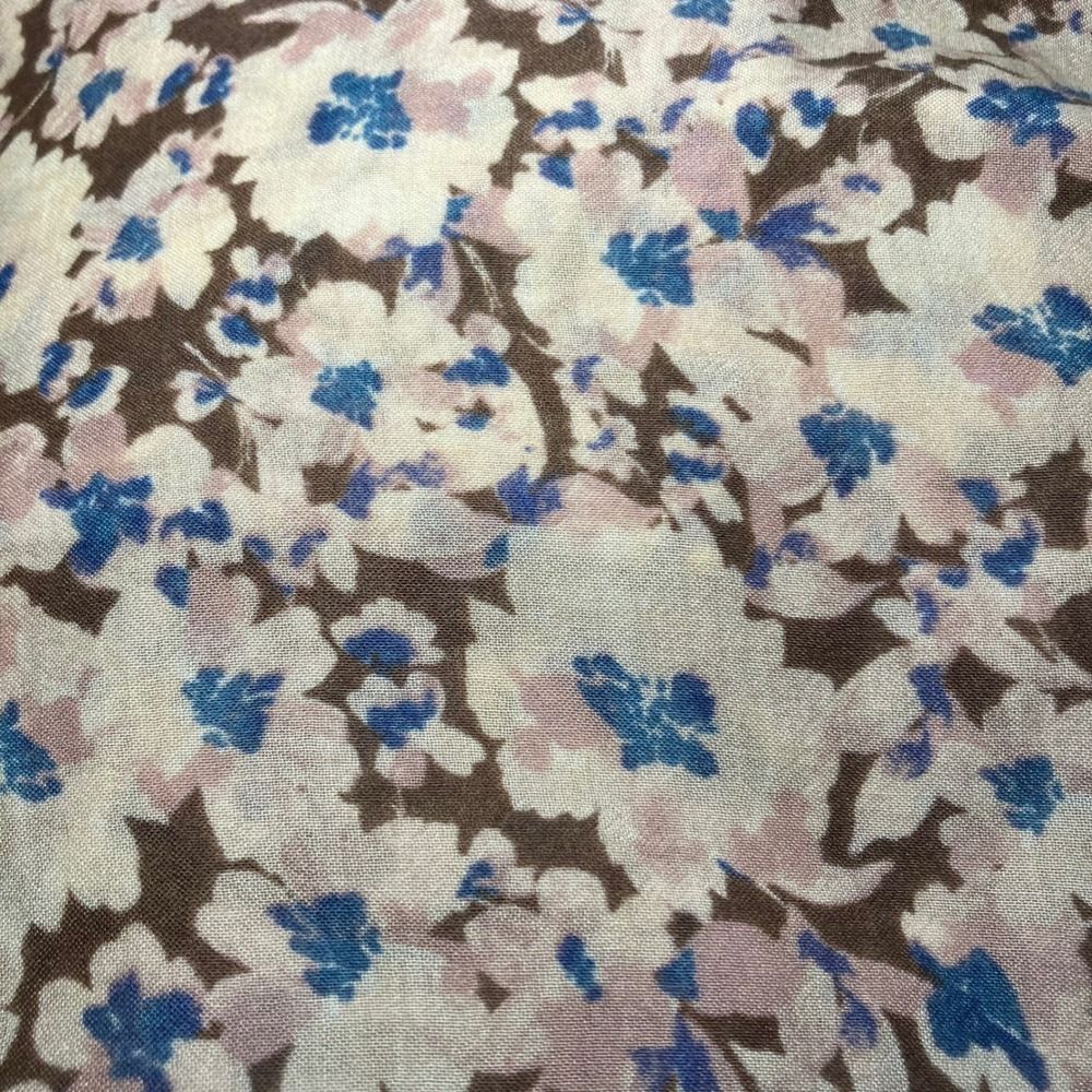 NWT Z Supply XL Floral V-Neck Button Up Long Sleeve Blouse, Retail $79 - Picture 8 of 12